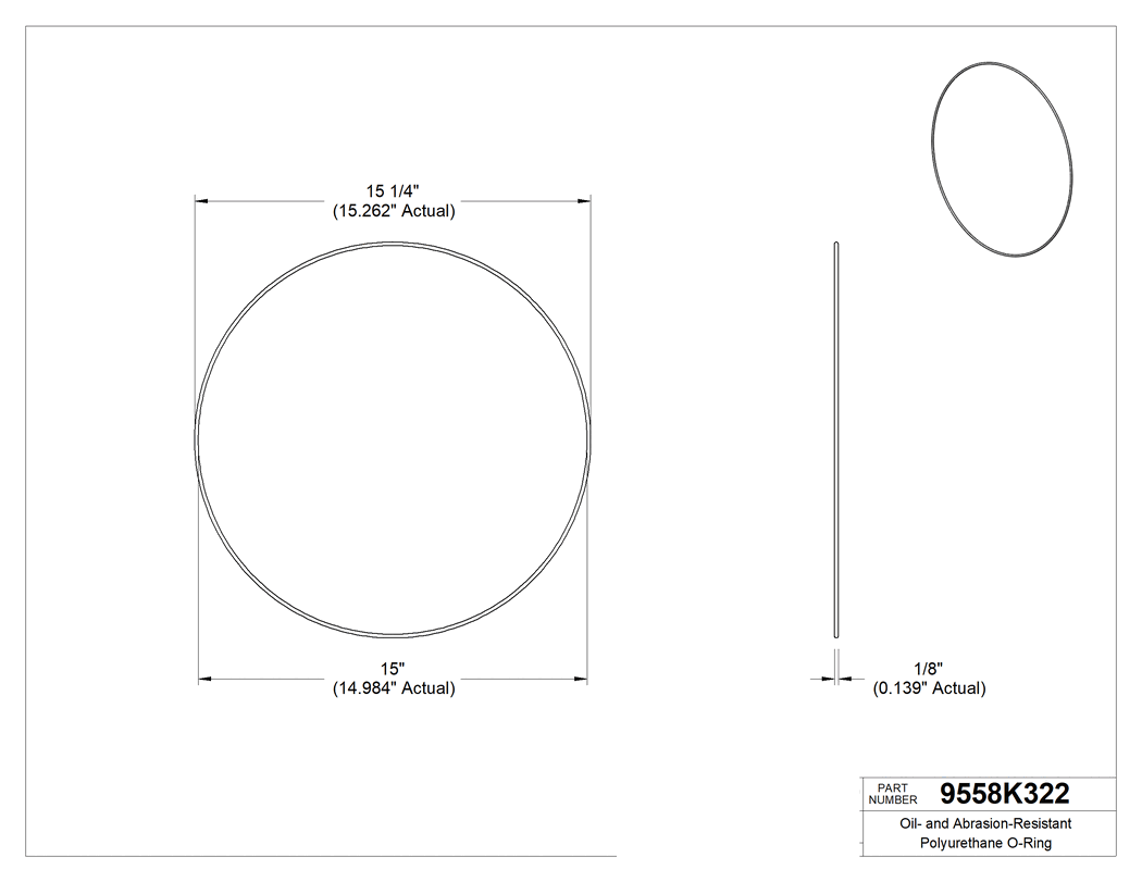 Technical drawing - 9558K322